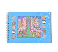 KRJGOERG Livre de coloriage créatif Bobbie Goods sur le thème des animaux mignons et guide de dessin pour enfants