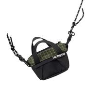 KRJGOERG Mini sac fourre-tout universel en nylon pour casque d'écoute, porte-monnaie, mini sac à main, sacs à bandoulière, Vert, 1.0*1.0*1.0