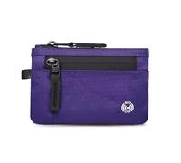 KRJGOERG Porte-cartes de crédit RFID pour homme - Portefeuille court à fermeture éclair - X-pac - Mini portefeuille de voyage tactique pour homme, A8, 1.0*1.0*1.0