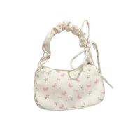 KRJGOERG Sac à bandoulière tendance avec imprimé cerise, papillon, fraise, sac à main à bandoulière rétractable pour femme, sac à main pour femmes, sacs de banlieue cadeaux, A1, 22.0*6.0*15.0