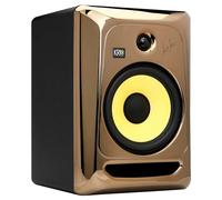 KRK Enceinte de Monitoring 8, modèle Classic 8ss édition limitée KRK signée Scott S - Puissance Totale :100 Watts - modèle Signature - façade Chrome doré - Moniteur Actif de Studio - (Vendu pièce) -