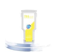 KRLAZdN 764 Compatible avec l'imprimante DesignJet T3500 à Cartouche d'encre avec Puce d'encre complète à Colorant(HP764 -Y- 300ML)