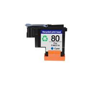 KRLAZdN 80 têtes d'impression compatibles avec Les imprimantes C4820A C4821A C4822A C4823A Designjet 1050 1055 1055cm et 1050c Plus BK C M Y(1C)
