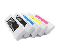 KRLAZdN Cartouche d'encre à Colorant 700ML, Compatible avec T6941, T6942, T6943, T6944, T6945, T3000, T5000, T7000, T3200, T5200, T7200, T3270, T5270, T7270(T6941-5 Dye-5Color)