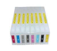 KRLAZdN Cartouche d'encre de Recharge Vide, Compatible avec Stylus Pro 7800 9800 7880 9880, sans Puce, 350ML par pièce(LLK)