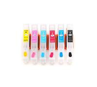 KRLAZdN Cartouche d'encre Rechargeable avec Puce Arc, Compatible avec imprimante XP-55 XP-750 XP-760 XP-850 XP-860 XP-950 XP-960 XP-970(EU-24XL)