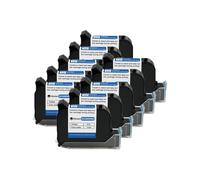 KRLAZdN Cartouche d'imprimante à Jet d'encre Portable, séchage Rapide, solvant à Eau, Encre Noire 6900, Compatible avec TIJ en Ligne économique de 12.7mm(10PCS)