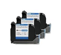 KRLAZdN Cartouche d'imprimante à Jet d'encre Portable, séchage Rapide, solvant à Eau, Encre Noire 6900, Compatible avec TIJ en Ligne économique de 12.7mm(3PCS)