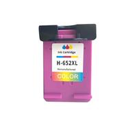 KRLAZdN Compatible avec Cartouche d'encre HP652 652XL Deskjet 115 1118 2135 2136 2138 3635 3636 3638 3838 3835 4535 4536 4538 4675(CL(1pcs))
