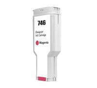 KRLAZdN Compatible avec la Cartouche d'encre à Jet d'encre 300ML HP746 746XL P2V82A P2V83A P2V80A P2V78A Compatible avec imprimante DesignJet Z6 Z9(746-M)