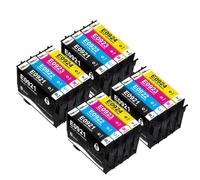 KRLAZdN Compatible avec la Cartouche d'encre complète T0921 et Le Stylet à Puce TX117 TX119 TX109 TX106 T27 T26 C91 CX4300 Compatible avec imprimante(T0921 4 Set)