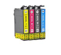 KRLAZdN Compatible avec la Cartouche d'encre de Remplacement Deskjet WF-2810DWF WF-2835DWF WF-2850DWF 603 603XL T603XL E-603XL(1SET)