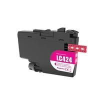 KRLAZdN Compatible avec la Cartouche d'encre LC424 LC424BK LC424C LC424M LC424Y DCP-J1200W DCP-J1200WE imprimante à Jet d'encre(1pcs-Magenta)