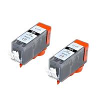 KRLAZdN Compatible avec la Cartouche d'encre PGI125 CLI126 PGI125XL CLI126 MG6110 MG6210 IP4910 IX6510 MG5210 imprimante(2pcs- Big Black)