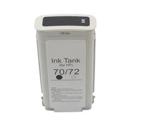KRLAZdN Compatible avec la Cartouche d'encre pigmentée HP70 Designjet Z2100 Z3100 Z3200 Z5200 Z5400 Traceur C9449A C9448A(70MBK-Matte Black)