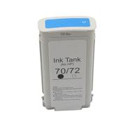 KRLAZdN Compatible avec la Cartouche d'encre pigmentée HP70 Designjet Z2100 Z3100 Z3200 Z5200 Z5400 Traceur C9449A C9448A(70C-Cyan)