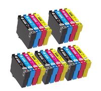 KRLAZdN Compatible avec la Cartouche d'encre T604XL 604XL XP4205 WF2910DWF WF2930DWF WF2935DWF WF2950DWF T604 E604(5SET)