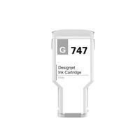 KRLAZdN Compatible avec Les Cartouches à Jet d'encre HP746 P2V82A P2V83A P2V80A P2V78A DesignJet Z6 et Z9 Compatible avec imprimantes Grand Format(HP-747-GY-300ML)