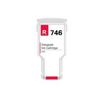 KRLAZdN Compatible avec Les Cartouches à Jet d'encre HP746 P2V82A P2V83A P2V80A P2V78A DesignJet Z6 et Z9 Compatible avec imprimantes Grand Format(HP-746-R-300ML)