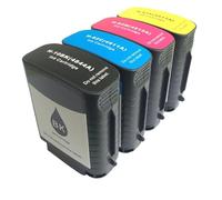 KRLAZdN Compatible avec Les Cartouches d'encre HP10 HP82 4844A 4911A Designjet 500 500ps 500Plus 800 800ps 815 815mfp 820 820mfp et Plus(Magenta X 2 Pcs)