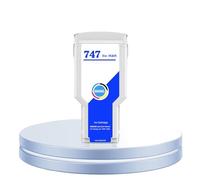 KRLAZdN Compatible avec Les imprimantes DesignJet Z6 et Z9+ à Cartouche d'encre 300 ML avec Encre pigmentée et Puce Stable(HP747 -B- 300ML)