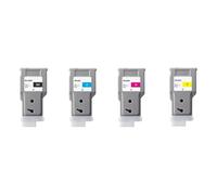 KRLAZdN PFI 207 Compatible avec la Cartouche d'encre IPF 680 685 780 785 PFI207 PFI-207 Encre Jet d'encre(BK C M Y(4PCS))