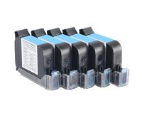 KRLAZdN TIJ - Cartouche d'encre Rechargeable 2588 Compatible avec imprimante à Jet d'encre Portable, séchage Rapide, Encre Non chiffrée, Compatible avec Le Noir, Le Rouge et Le Bleu, 1 pièce(1PK Red)