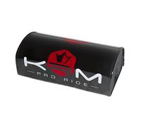 KRM Coussinet de guidon sans support noir/rouge