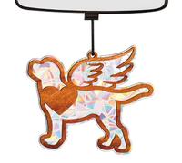 Krmoau Attrape-soleil de deuil pour animaux de compagnie - Décoration murale à suspendre - Pour chambre à coucher, balcon, terrasse, jardin