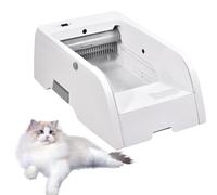Krmoau Bac à litière pour Chat à Nettoyage Automatique,bac à litière Automatique pour Chat - Toilettes pour Chat avec bac à litière Ouvert,Bac à litière pour Chats, Grande capacité, contrôle par