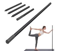 Krmoau Barre de yoga - Barre réglable de 150 cm - Pour la flexibilité et la résistance - Pour la maison, la mobilité, la rééducation, l'entraînement, la salle de sport, le bien-être, le fitness