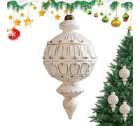 Krmoau Boules de Noël résistantes aux éclats - 8 cm - Décoration de Noël - Pour terrasse, table, arbre de Noël, fenêtre, jardin, chemin