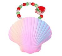 Krmoau Bracelets de perles pour | Bracelets en coquillage légers pour - Bracelet à breloques réglable Accessoires de bijoux pour l'école, le camping, la maternelle, les voyages et les
