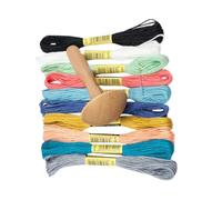 Krmoau Champignon à coudre en bois lisse - Avec fil - Outil de réparation fait à la main pour vêtements, chaussettes, chapeaux, famille, amis, maison, voyage