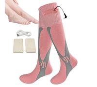Krmoau Chaussettes chauffantes, chaussettes électriques | Chaussettes électriques alimentées par batterie Chaussette chauffante 2500mAh,Chaussettes chauffantes, chaussettes chaudes réglables par temps