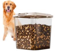 Krmoau Conteneur de Stockage pour Nourriture de Chien - Bac À Friandises Étanche Avec Couvercle À Clip,Grand Récipient Alimentaire Imperméable À L'Humidité Pour Garde-Manger Cuisine Camping Animaux