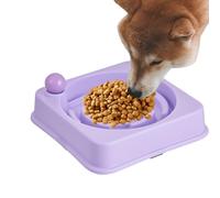 Krmoau Distributeur automatique de nourriture pour chien pour une alimentation lente, gamelle interactive antidérapante pour animaux de compagnie | Puzzle de nourriture pour une alimentation saine