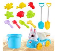 Krmoau Ensemble de jouets bac à sable avec moules, seau et pelle, jouets de sable pour , filles, et adultes, arrière-cour, école, maternelle, maison