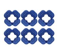 Krmoau Espaceurs pour Terrasse - Lot de 6 Cales en Bois Dur avec 4 Épaisseurs | Kit De Calage Précis pour Jardin Terrasse Garage Balcon Abri De Jardin Et sous-Sol