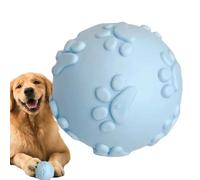 Krmoau Jouet Balle Canin - Balle couineuse rebondissante pour Dentition,Jouet Rebondissant De Chien,pour Maison Appartement Salon Chambre Garage Cour Jardin Ferme Piscine Plage Parc