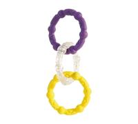 Krmoau Jouet De Tirage Canin - Activité D'Enrichissement Et d'exercice avec 3 Anneaux - Jouets pour Chiens Résistants,pour Intérieur Et Extérieur, Pelouse, Terrasse, Arrière-Cour, Parc, Plage