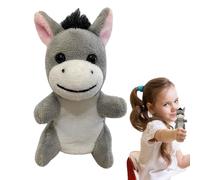 Krmoau Marionnettes à Doigts pour Tout-Petits,Marionnettes à Doigts pour | Jouets en Peluche de marionnettes d'animaux | Jouets de Doigt d'âne de Poulet, Jouets éducatifs en Peluche, en Peluche