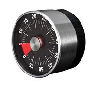 Krmoau Minuterie De Cuisine pour La Préparation des Repas | Minuterie Mécanique Horloge de Cuisine avec Aimant | Compte à Rebours Portable Sonore 72 DB pour Four, Bureau, Salle de Classe et Cuisine