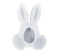 Krmoau Moules en Silicone pour Résine Époxy, Anti-Adhérent Démoulage Facile, Moule de Moulage pour Lapin en Résine, Pour Ciment Argile Savon Bougie Plâtre Chocolat Décoration de Table