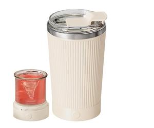 Krmoau Mug à Café Auto-Mélangeant,Mug automatique magnétique en acier inoxydable - Gobelet Mélange Rapide - Pour Thé Lait Cacao Poudre De Protéines Boissons Maison Bureau Voyage Camping