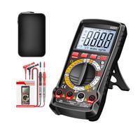 Krmoau Multimètre Numérique,Kit d'Analyseur et de Détecteur de Batterie Automobile - Voltmètre - pour Automobile, Circuit, Prise, Applications Électriques, Domestique, Atelier, Garage, Industriel