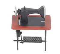 Krmoau Petite Statue d'une Machine à Coudre - Décoration de Table pour Machine à Coudre du Monde de - Échelle 1-24 - Accessoire de Jeu de rôle - Accessoire de Jeu de rôle pour d'âge