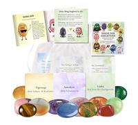 Krmoau Pierres Positives | Douze Pierres Portatives De Motivation - Décoration Commémorative avec Carte pour Fête Anniversaire Scolaire Table Classe Remise des Diplômes,Décoration de Table Fête