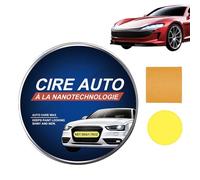 Krmoau Produit d'Élimination des Rayures pour Véhicules - 50g Crème de Soin - Pâte de Rénovation des Rayures de Voiture avec une Éponge et un Chiffon,pour la Rénovation, le Détailage et la