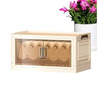 Krmoau Récipient pliable - Récipient à livres empilable | Organisateur de rangement de jouets | Pour jouets, chaussures, livres, serviettes, draps, couvertures, chambre à coucher, maison, dortoir